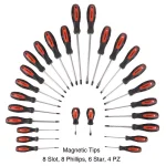 Stalwart 26-Piece Screwdriver Set with Magnetic Tips and Storage Stand thumbnail 3