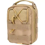 BARSKA CX-900 First Aid Utility Pouch, MOLLE Compatible, Flat Dark Earth thumbnail 1