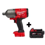 Milwaukee M18 FUEL ONE-KEY 3/4 in. High Torque Impact Wrench with 5.0 Ah Battery thumbnail 1