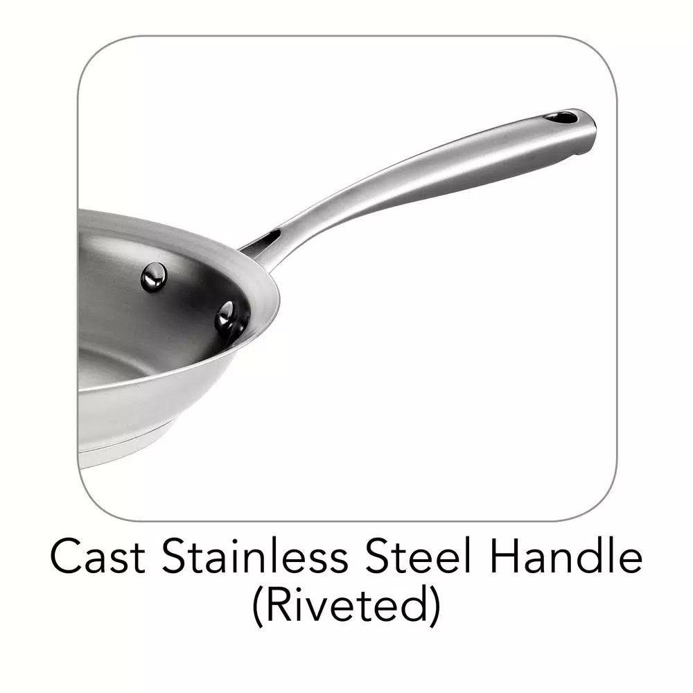Tramontina Gourmet Prima 10 in. Stainless Steel Tri-Ply Frying Pan