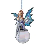 Design Toscano 5.5 in. Snow Fairy Goddess Holiday Ornament thumbnail 1
