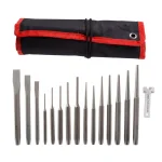 Stalwart 16-Piece Chisel and Punch Set, Heat Treated Chrome Vanadium Steel thumbnail 3