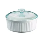 Corningware French White 10-Piece Ceramic Bakeware Set with Lids thumbnail 7