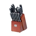 Chicago Cutlery Belden 15-Piece Knife Set with Cherry Wood Block thumbnail 7