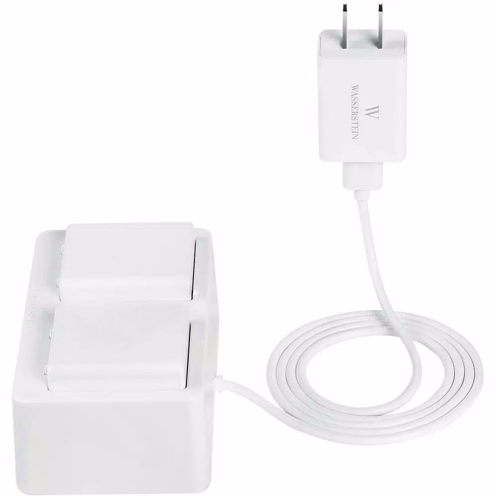 Wasserstein Charging Station for Arlo Ultra, Ultra 2, Pro 3, and Pro 4 Batteries with 3.2ft Micro USB Cable