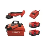 Hilti AG 500 22V Cordless Brushless 5 in. Angle Grinder Kit with (2) 4.0 Ah Batteries, Charger and Bag thumbnail 1