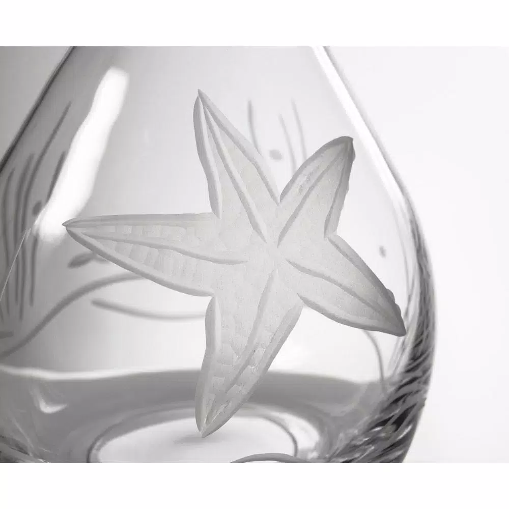 Rolf Glass Starfish 42 oz. Clear Glass Carafe