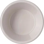 Carlisle SAN Plastic Smooth Sided 6 oz. Ramekins - White Condiment Servers (Case of 48) thumbnail 2