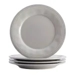 Rachael Ray Cucina 16-Piece Stoneware Dinnerware Set, Sea Salt Gray thumbnail 5
