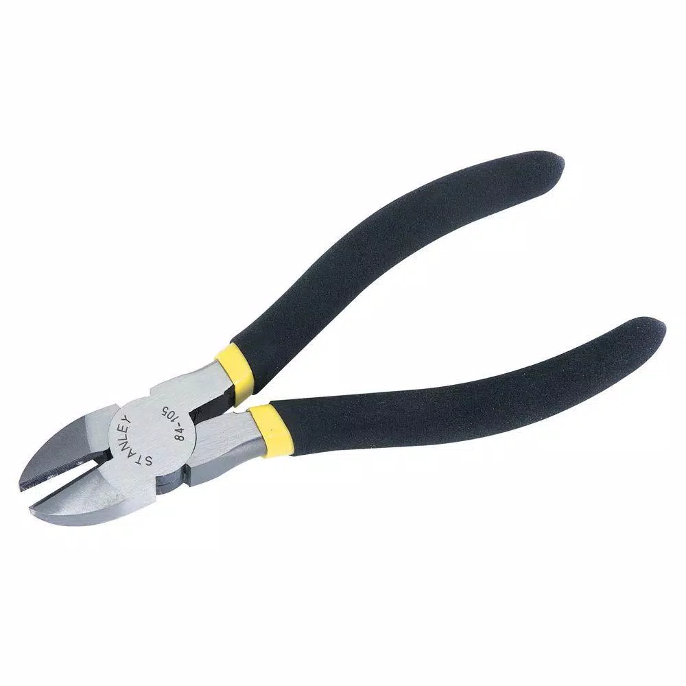 Stanley 6 in. Diagonal Cutting Pliers with Forged Steel Construction and Hand Ground Edges