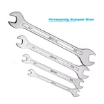Capri Tools Super-Thin SAE Open End Wrench Set, 4-Piece Low Profile thumbnail 3