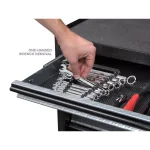 TEKTON 5 in. 9-Tool Store-and-Go Wrench Rack Keeper, Black thumbnail 4