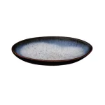 Denby Halo Stoneware Medium Oval Serving Dish, Blue Speckled Finish thumbnail 1