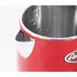 Americana 1.7L Red Cool Touch Stainless Steel Electric Kettle with Temperature Gauge thumbnail 3