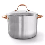 Oster Merrick 16 Qt. Stainless Steel Stock Pot with Glass Lid thumbnail 1
