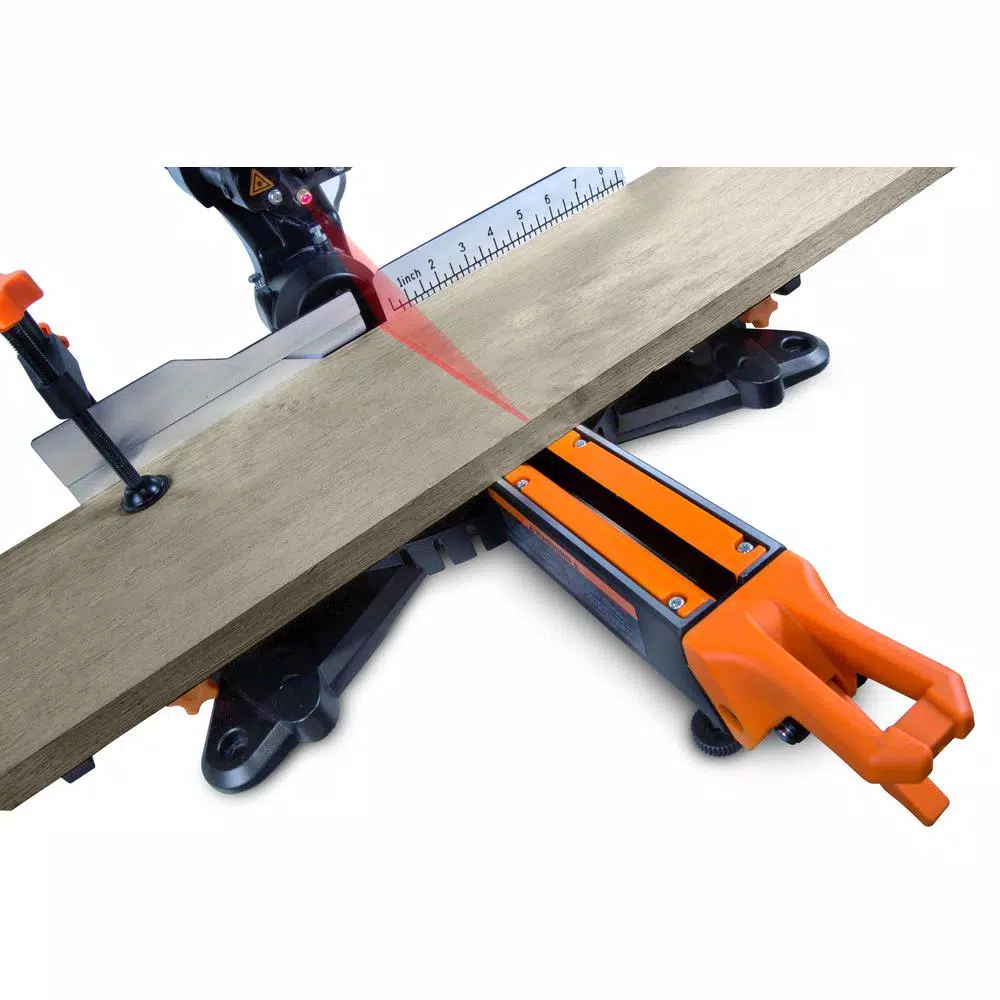 WEN 10 in. 2-Speed Single Bevel Sliding Compound Miter Saw with Smart Power Technology, 15 Amp