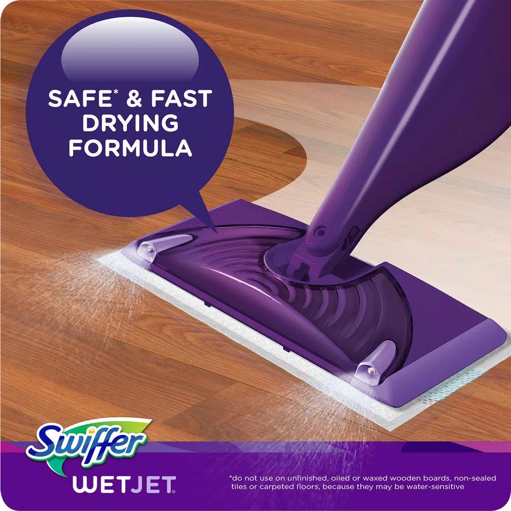 Swiffer WetJet Multi-Purpose Floor Cleaner Refill, Open Window Fresh Scent, 42 oz (2-Pack)