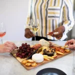 Libbey Acaciawood 5-Piece Cheese Board Serving Set with Glass Dome and Ceramic Bowls thumbnail 5