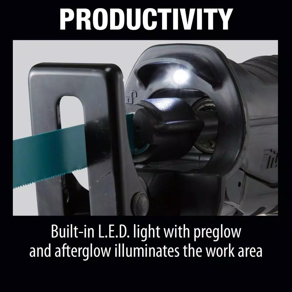 Makita 18V LXT Brushless Cordless Reciprocating Saw Kit with Bonus 5.0 Ah Battery