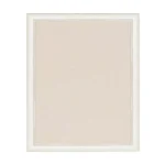 DesignOvation Macon Fabric Pinboard Memo Board - Framed White Linen Bulletin Board thumbnail 1