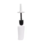 Umbra Corsa Toilet Brush and Holder Set, Matte White Melamine thumbnail 5