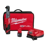 Milwaukee M12 FUEL 1/2 in. Cordless Ratchet Kit w/ (2) 2.0 Ah Batteries & Charger thumbnail 1