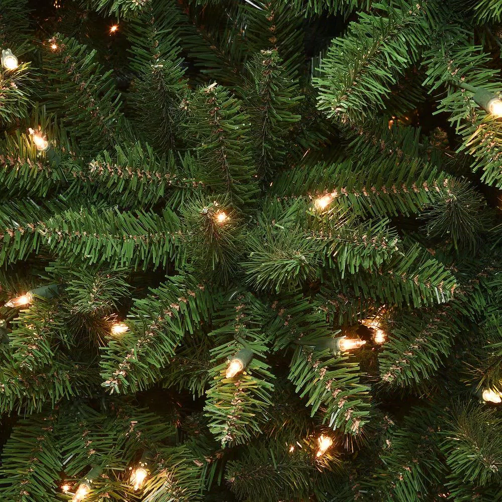 National Tree Company 10 ft. Kingswood Fir Pencil Artificial Christmas Tree with 600 Clear Lights