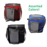 LavoHome 18-Can Insulated Cooler Bag with Adjustable Shoulder Straps and Zipper Front Pocket thumbnail 5
