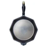 FINEX 12 in. Cast Iron Skillet with Stainless Steel Speed Cool Handle, Black thumbnail 1
