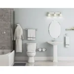 Franklin Brass Century Triple Post Toilet Paper Holder, Polished Stainless Steel thumbnail 3