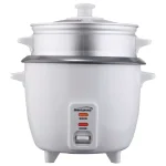 Brentwood 10-Cup White Steam Rice Cooker and Vegetable Steamer, 700W thumbnail 1