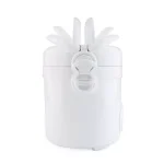 Aroma 3-Cup Mini Rice Cooker with Non-Stick Pot, White thumbnail 2