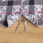 Country Living Faith 48 in. Reversible Quilted Microfiber Tree Skirt - Chickadee Toile & Floral thumbnail 9