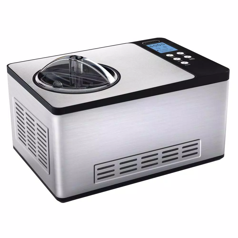 Whynter ICM-200LS 2.1 Qt. Stainless Steel Electric Ice Cream Maker with Built-In Compressor