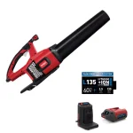Toro 60V Max Cordless Brushless Leaf Blower, 605 CFM, 115 MPH with 2.5 Ah Battery and Charger thumbnail 1