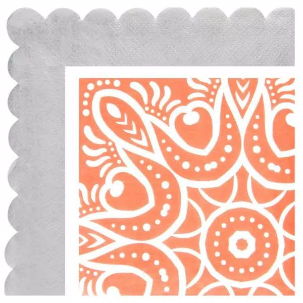 Sugar Plum Party SugarPlum Citrus Paper Lunch Napkins, 32-Piece Set, Multi-Color