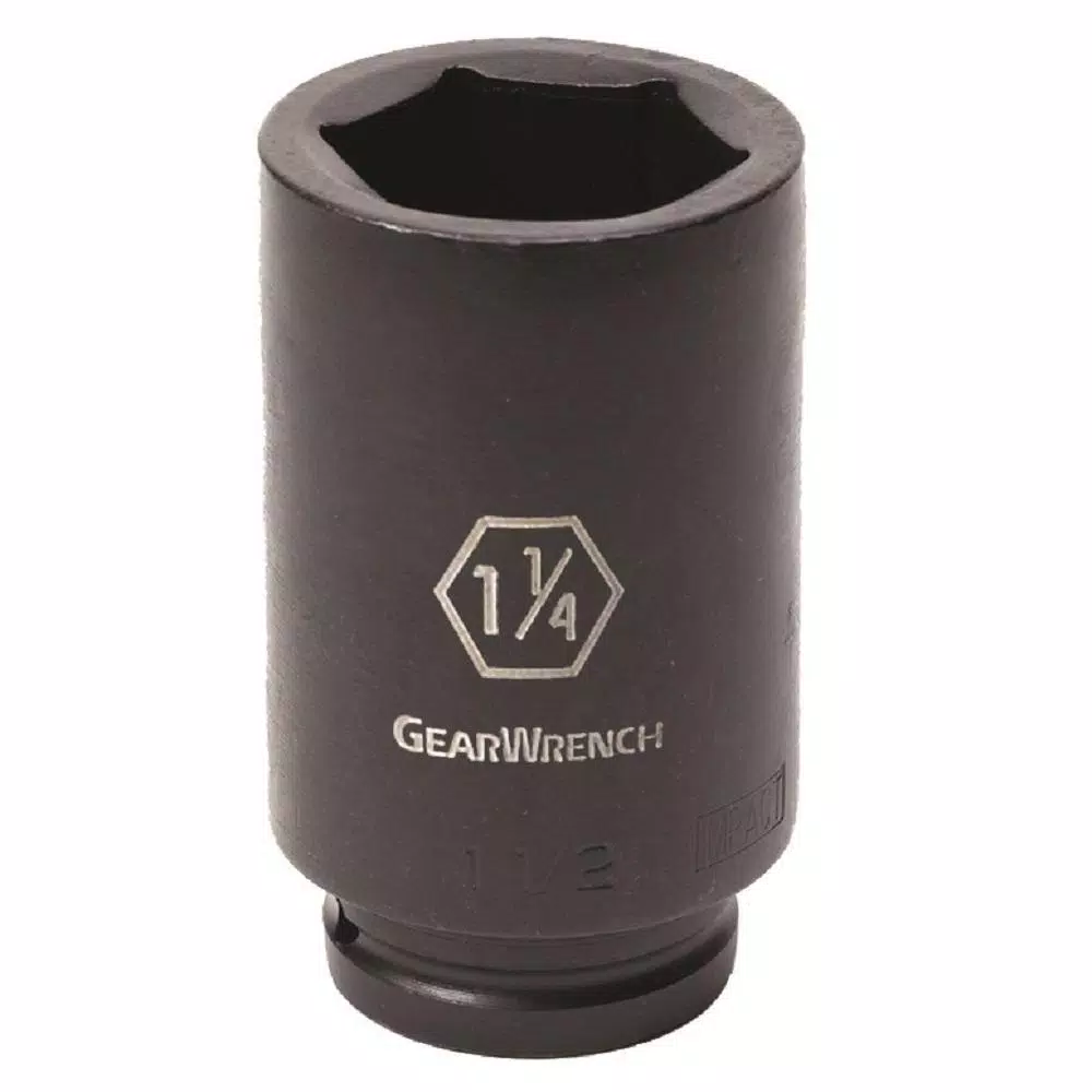 GearWrench 3/4 in. Drive 6-Point Deep Impact SAE Socket, 1-5/8 in.