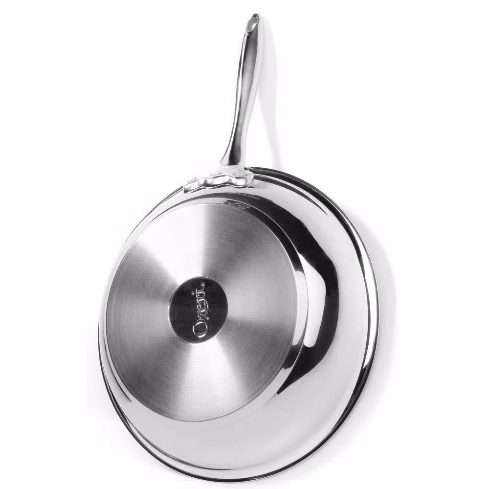 Ozeri Earth Restaurant Edition 12 in. 3-Ply Stainless Steel Frying Pan