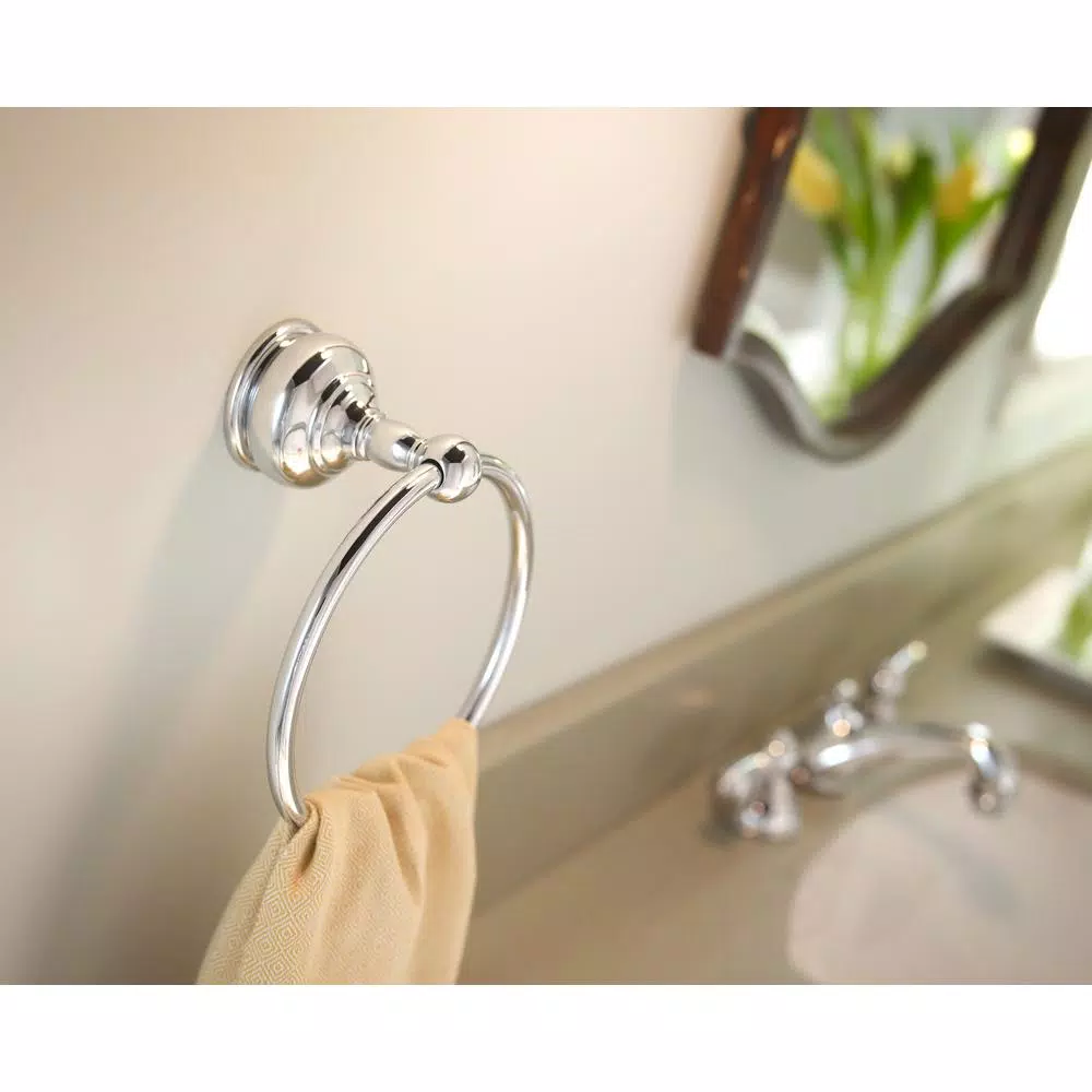 Symmons Allura Polished Chrome Towel Ring