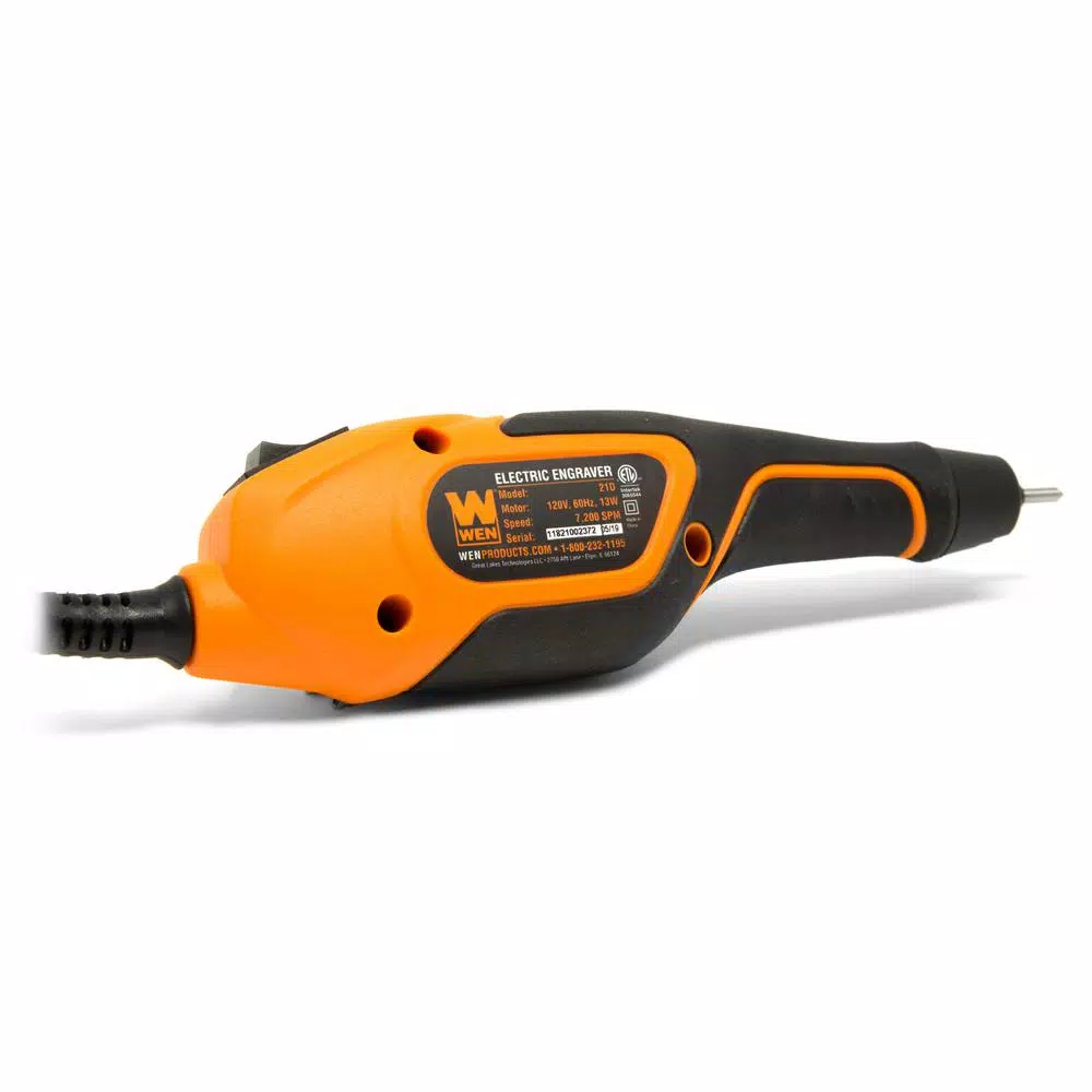 WEN Variable-Depth Carbide-Tipped Engraver for Wood, Metal, Glass, and Ceramic