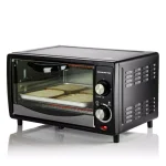 Ovente 800W Electric Toaster Oven, 10L Compact Oven with 3 Cooking Modes and 30-Min Timer, Black thumbnail 1