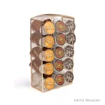 Mind Reader Rose Gold Mesh K-Cup Storage Rack - 30 Capacity Coffee Pod Carousel for Keurig thumbnail 5