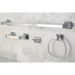 Kingston Brass Americana 4-Piece Polished Chrome Bath Hardware Set thumbnail 2