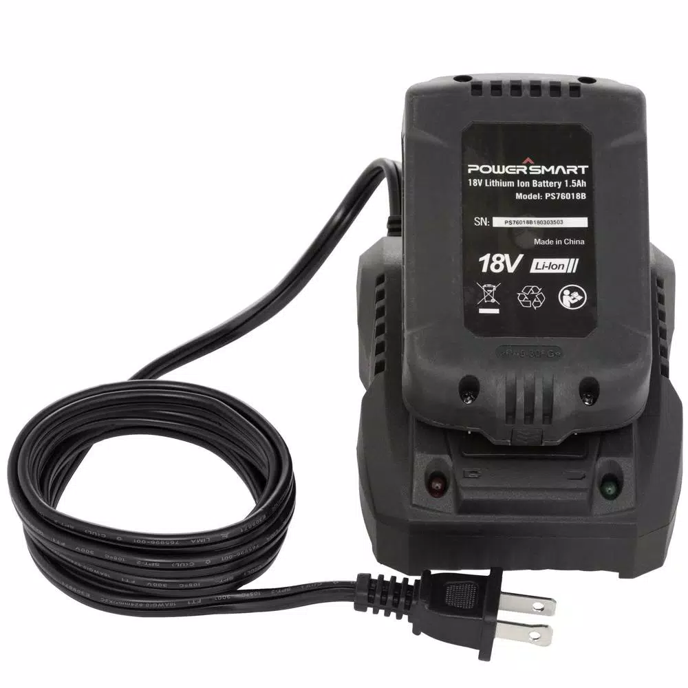 PowerSmart 20V Cordless Handheld Blower Kit with 1.5Ah Battery and Charger, 117 MPH, 85 CFM