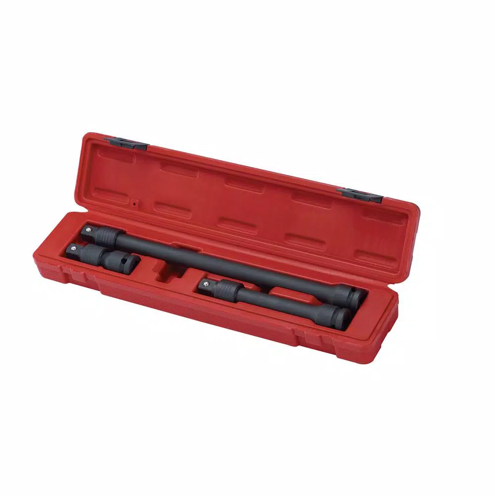 SUNEX TOOLS Sunex 1/2 in. Drive Impact Locking Extension Set, 3-Piece
