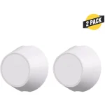 Wasserstein Magnetic Wall Mount for Arlo Ultra 2, Ultra, Pro 4, and Pro 3 Indoor/Outdoor (2-Pack, White) thumbnail 1