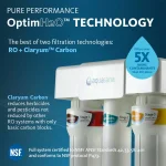Aquasana OptimH2O Reverse Osmosis Claryum Under-Counter Water Filtration System with Chrome Faucet thumbnail 13