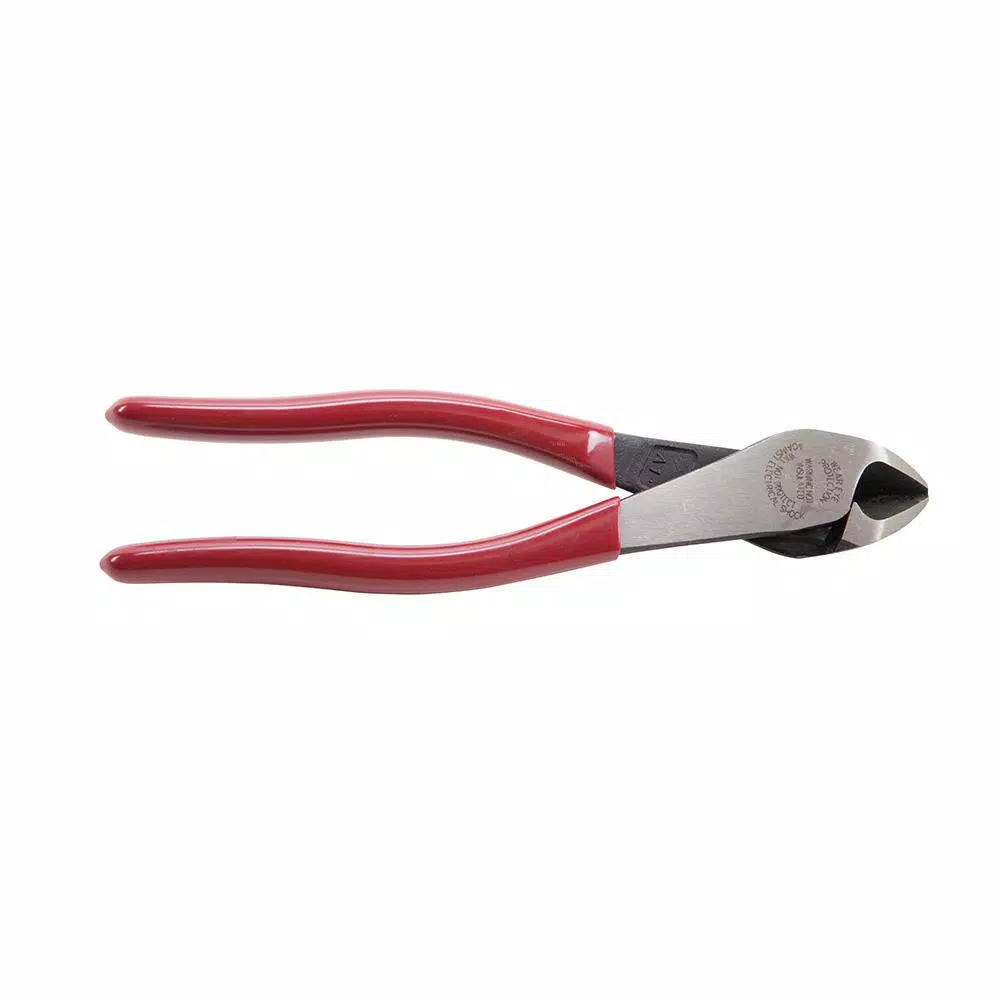 Klein Tools 8 in. Diagonal Cutting Pliers with High-Leverage Design