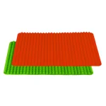 Southern Homewares Healthy Homewares Silicone Baking Mat Set, 2-Pack (Red & Green) thumbnail 1