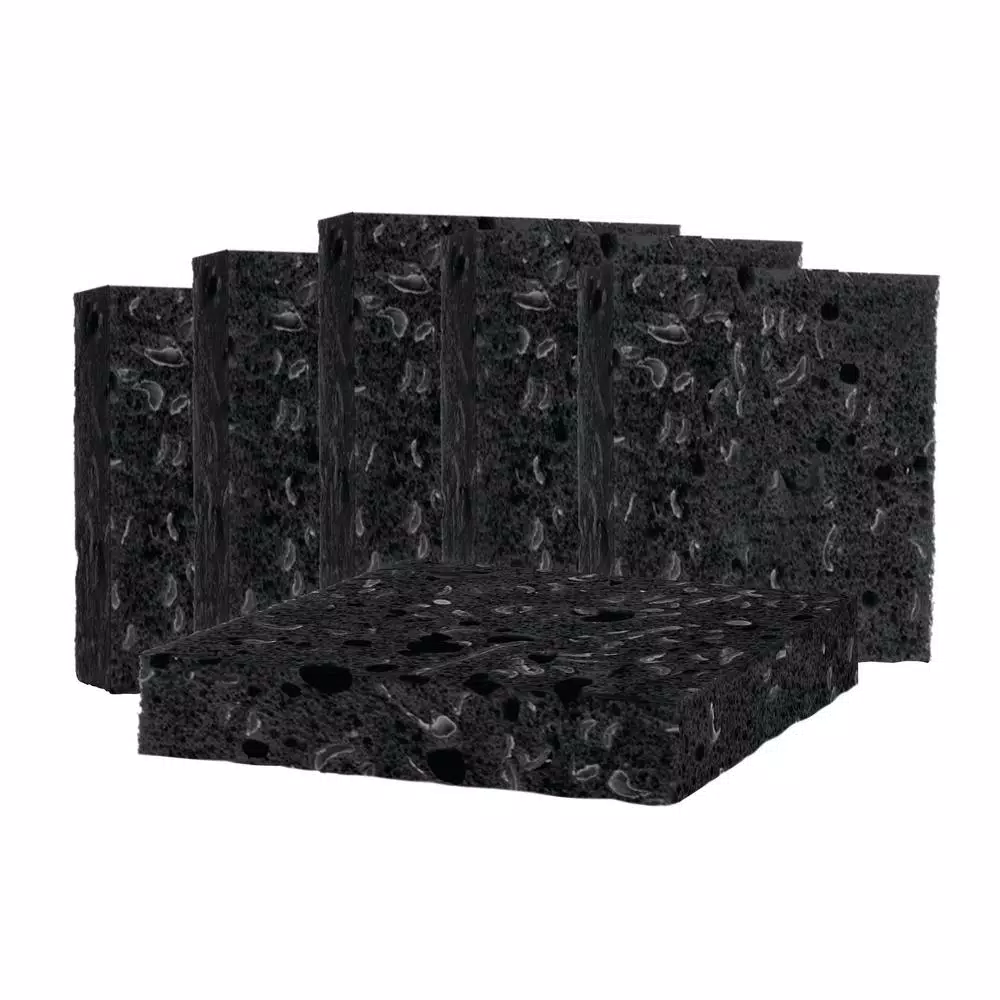 Grease Beast Hands Soap-Infused Heavy-Duty Odor and Bacteria Resistant Scrub Sponge, 6-Pack
